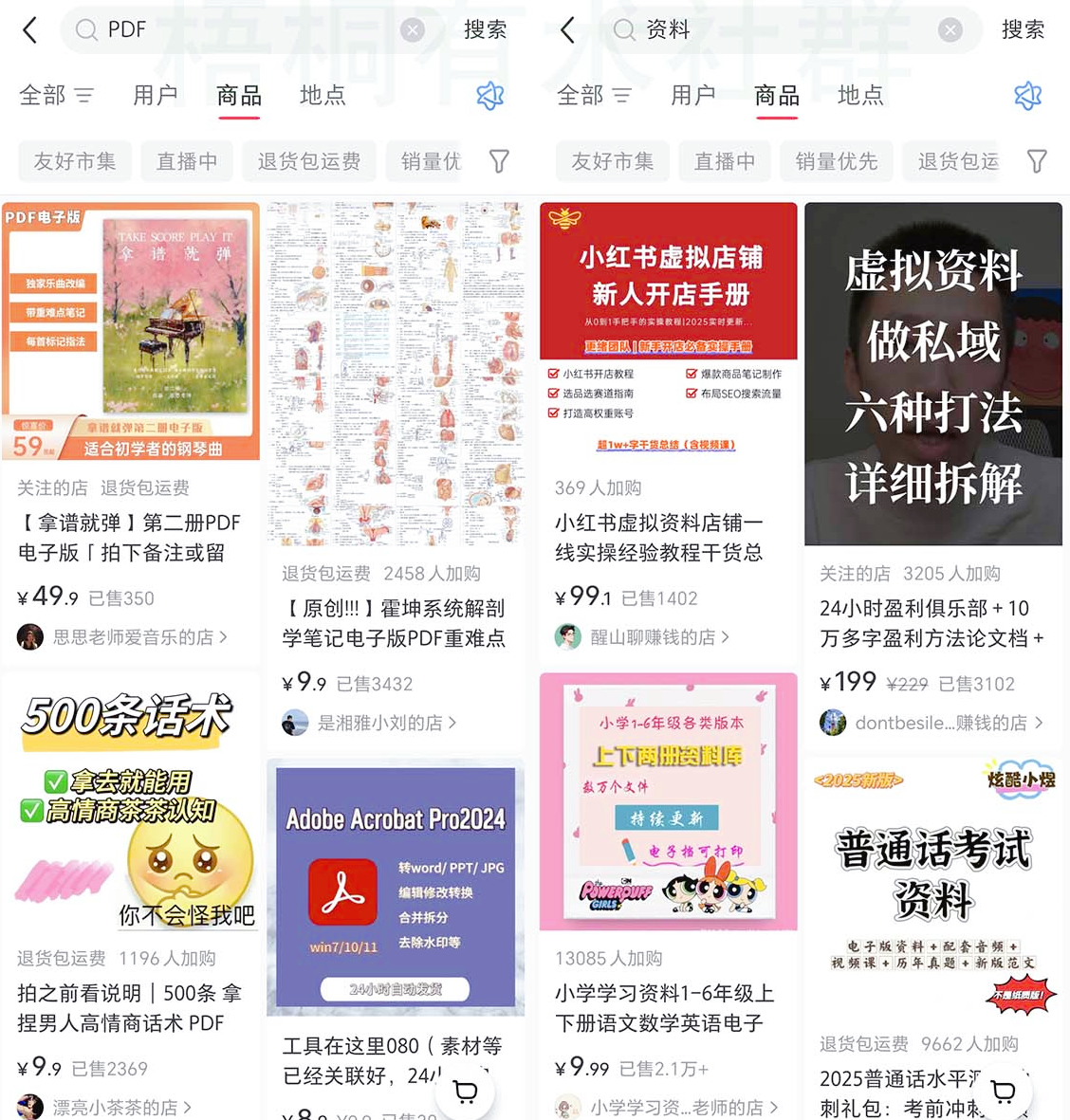 小红书0成本开店种草卖虚拟资料，月利润几千元，上不封顶